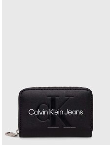 Πορτοφόλι Calvin Klein Jeans χρώμα: μαύρο