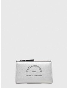Πορτοφόλι Karl Lagerfeld χρώμα: ασημί