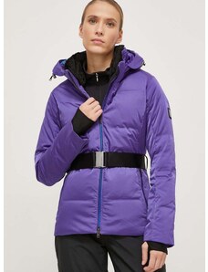 Πουπουλένιο μπουφάν για σκι Descente Luna χρώμα: μοβ