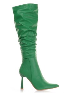 Modati Πράσινες Μπότες με λεπτό τακούνι ΚΩΔ: MS5109-GREEN