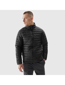4F MEN'S DOWN JACKET WITH RECYCLED FILLING ΜΑΥΡΟ