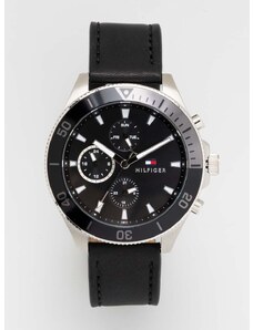 Ρολόι Tommy Hilfiger 1791984 χρώμα: μαύρο
