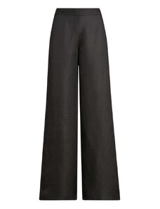 RALPH LAUREN Παντελονι Drpy Linen Vis Suit-Pant 200925359002 black