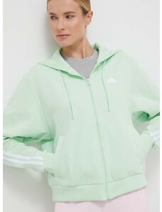 Μπλούζα adidas 0 χρώμα: πράσινο, με κουκούλα IN5120 IS3680