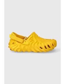 Παντόφλες Crocs Salehe Bembury x The Pollex Clog χρώμα: κίτρινο, 207393.76L