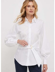 Πουκάμισο Lauren Ralph Lauren χρώμα: άσπρο