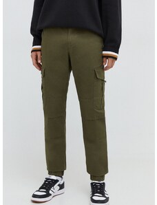 Παντελόνι Tommy Jeans χρώμα: πράσινο