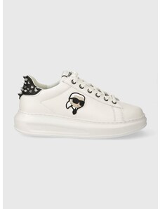 Δερμάτινα αθλητικά παπούτσια Karl Lagerfeld KAPRI χρώμα: άσπρο, KL62529N