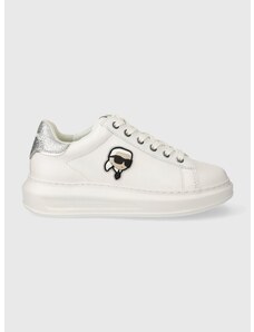 Δερμάτινα αθλητικά παπούτσια Karl Lagerfeld KAPRI χρώμα: άσπρο, KL62530N
