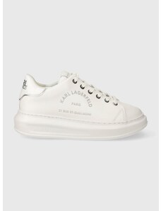 Δερμάτινα αθλητικά παπούτσια Karl Lagerfeld KAPRI χρώμα: άσπρο, KL62539F