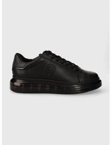 Δερμάτινα αθλητικά παπούτσια Karl Lagerfeld KAPRI KUSHION χρώμα: μαύρο, KL52631N