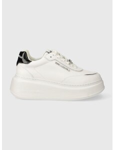 Δερμάτινα αθλητικά παπούτσια Karl Lagerfeld ANAKAPRI χρώμα: άσπρο, KL63519