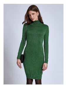 Celestino Πλεκτό φόρεμα μεταλλιζέ πρασινο για Γυναίκα