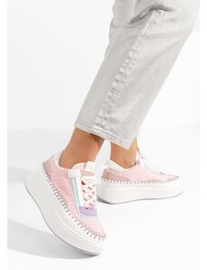 Zapatos Sneakers με πλατφόρμα Tenerife ροζ