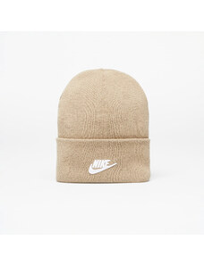 Καπέλα ﻿Nike Peak ﻿Tall Cuff Futura Beanie ﻿Khaki/ White