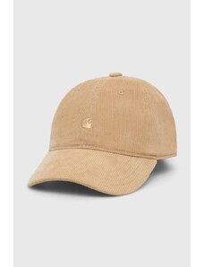 Βαμβακερό καπέλο του μπέιζμπολ Carhartt WIP Harlem Cap χρώμα: μπεζ, I028955.1YAXX