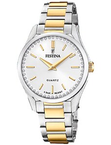 FESTINA Mademoiselle F20619/1 Crystals Two Tone Stainless Steel Bracelet
