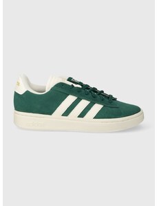Σουέτ αθλητικά παπούτσια adidas GRAND COURT GRAND COURT χρώμα: πράσινο IE1451