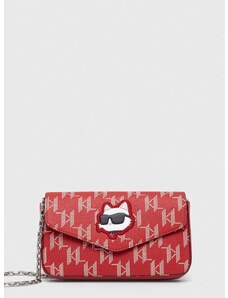 Τσάντα Karl Lagerfeld χρώμα: κόκκινο