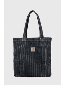 Τσάντα Carhartt WIP Orlean Tote Bag χρώμα: μαύρο, I033007.1XX06