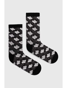 Κάλτσες Ader Error Tenit Gingham χρώμα: μαύρο, BMADFWAC0303