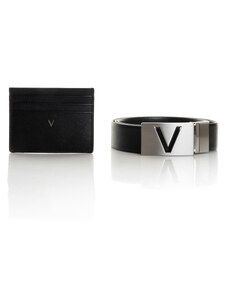 Valentino Bags Σετ καρτοθήκη με ζώνη (VPA7CQ01) - NERO