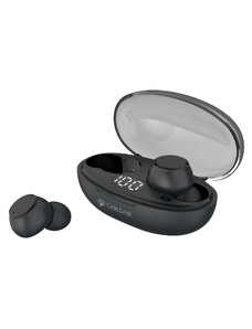 CELEBRAT earphones με θήκη φόρτισης TWS-W32, True Wireless, μαύρα