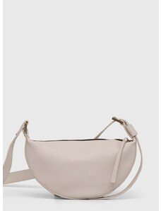 Δερμάτινη τσάντα AllSaints χρώμα: άσπρο
