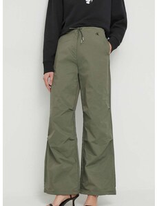 Παντελόνι Calvin Klein Jeans χρώμα: πράσινο