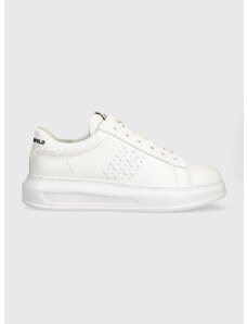 Δερμάτινα αθλητικά παπούτσια Karl Lagerfeld KAPRI MENS χρώμα: άσπρο, KL52574