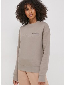 Μπλούζα Calvin Klein χρώμα: μπεζ