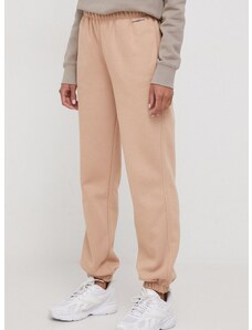 Παντελόνι φόρμας Calvin Klein χρώμα: μπεζ
