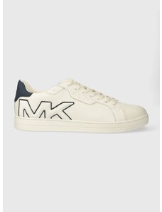 Δερμάτινα αθλητικά παπούτσια Michael Kors Keating χρώμα: μπεζ, 42R4KEFS6L