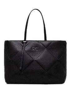 QUILTED RE-LOCK LARGE TOTE BAG WOMEN CALVIN KLEIN