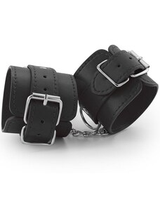 Ouch! Χειροπέδες - Leather Handcuffs Μαύρες S4F03806