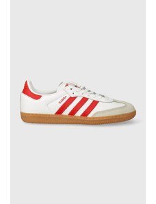 Δερμάτινα αθλητικά παπούτσια adidas Originals Samba OG χρώμα: άσπρο, IF6513