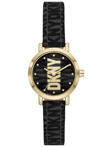 DKNY Soho Midi - NY6672 Gold case with Black Fabric Strap