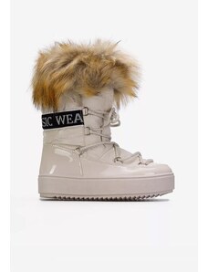Zapatos Μπότες Χιονιού κοριτσιστικα μπεζ Linela V2