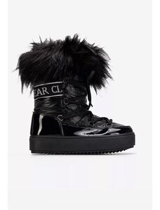 Zapatos Μπότες Χιονιού κοριτσιστικα Μαύρα Linela V2