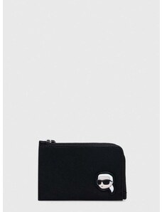 Πορτοφόλι Karl Lagerfeld χρώμα: μαύρο