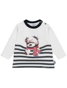 Alouette Σετ μπλούζα με τύπωμα αρκουδάκι και παντελόνι τζιν ελαστικό (Αγόρι 6-18 μηνών)