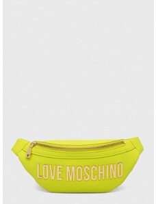 Τσάντα φάκελος Love Moschino χρώμα: πράσινο
