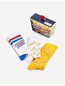 Celio Gift Wrap Socks, 3 Pairs - Men's