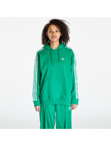 Γυναικεία φούτερ adidas Originals 3-Stripes Oversized Hoodie Green