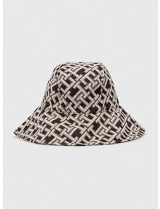 Βαμβακερό καπέλο Tommy Hilfiger χρώμα: μαύρο