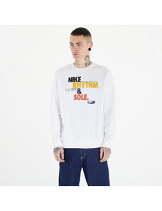 Ανδρικά φούτερ Nike Sportswear Men's Fleece Crew White