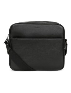 HEXAGONA Τσάντα ταχυδρόμου σε μαύρο δέρμα βούβαλου με θήκη για iPad 24WER170 - 24170-01