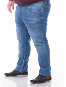 mrXXL Παντελόνι Ανδρικό Jean Plus Size - Μπλε