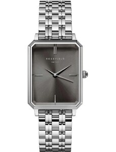 ROSEFIELD The Octagon - OGSSS-O80 Silver case with Stainless Steel Bracelet