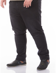 Double Παντελόνι Ανδρικό Indigo Jogger Plus Size - Μαύρο